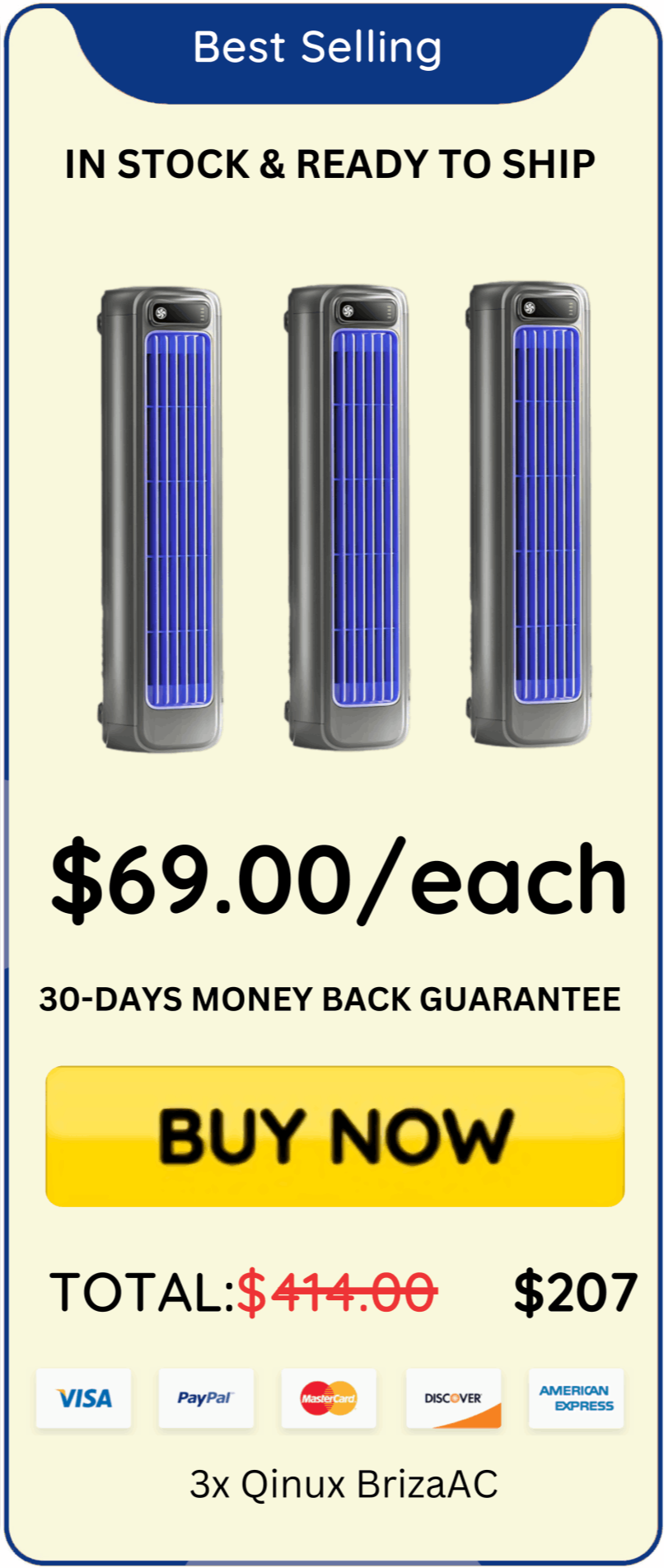 Qinux BrizaAC offer price 